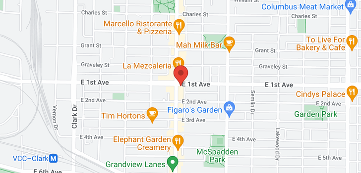 map of 1706 COMMERCIAL DRIVE